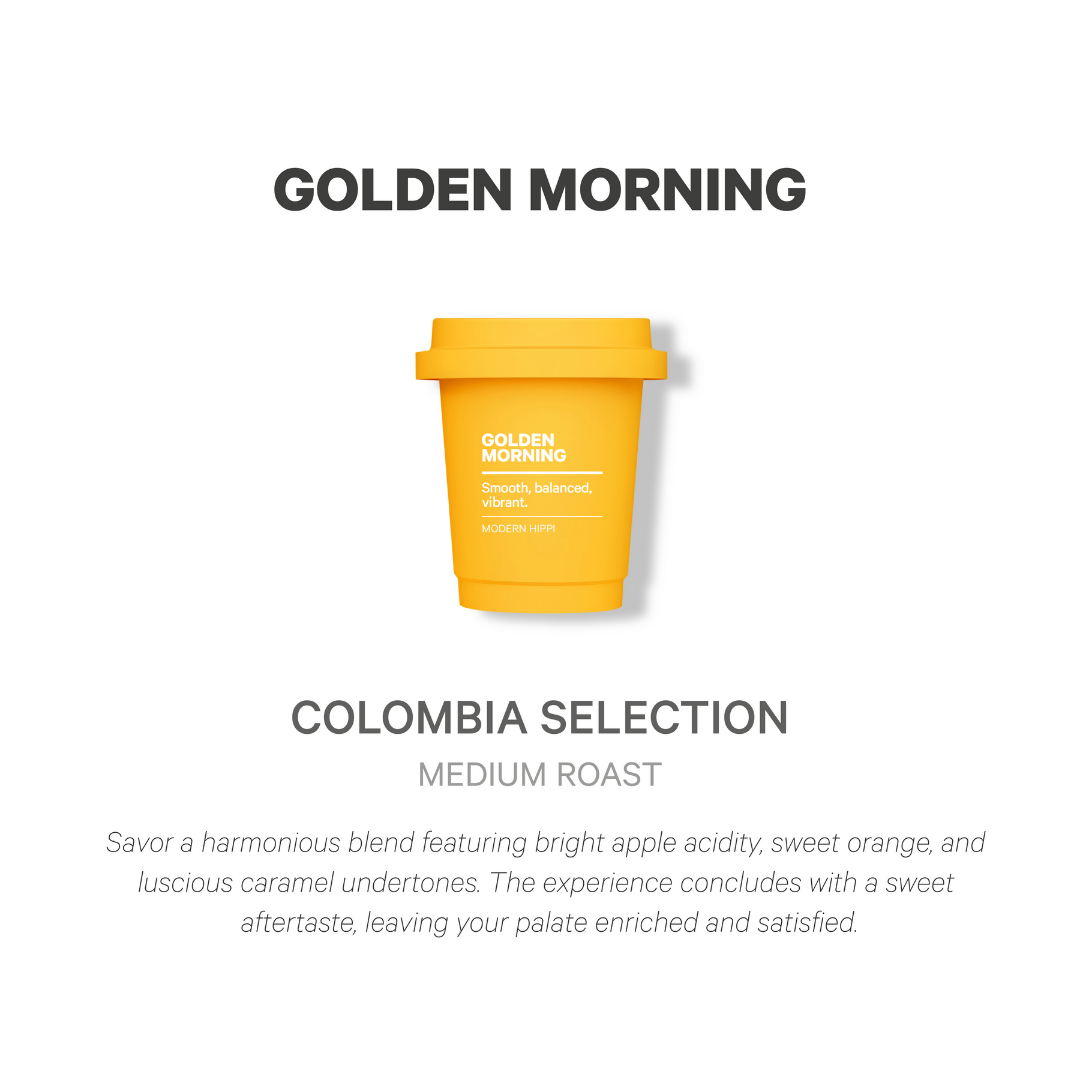 Golden Morning Medium Roast Coffee (3 Boxes) Subscription - Modern Hippi