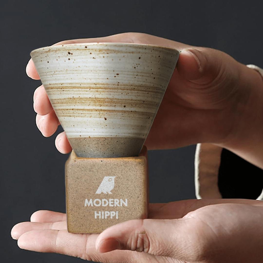 Modern Hippi Ceramic Conical Coffee Cup - Modern Hippi