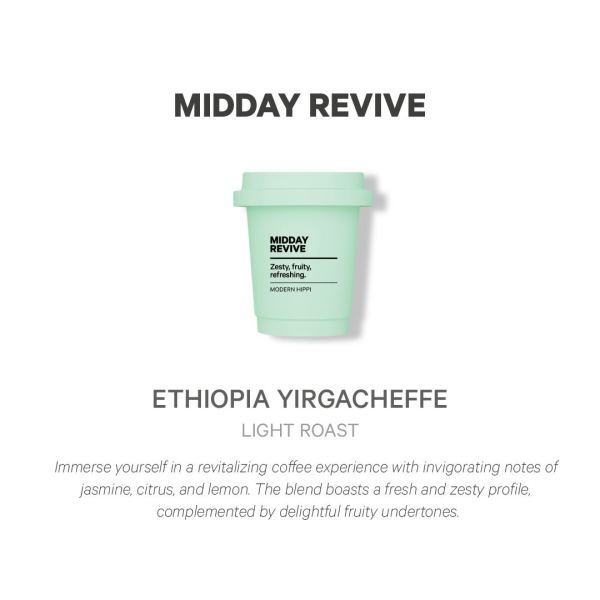 Midday Revive Light Roast Coffee (24 Cups) - Modern Hippi