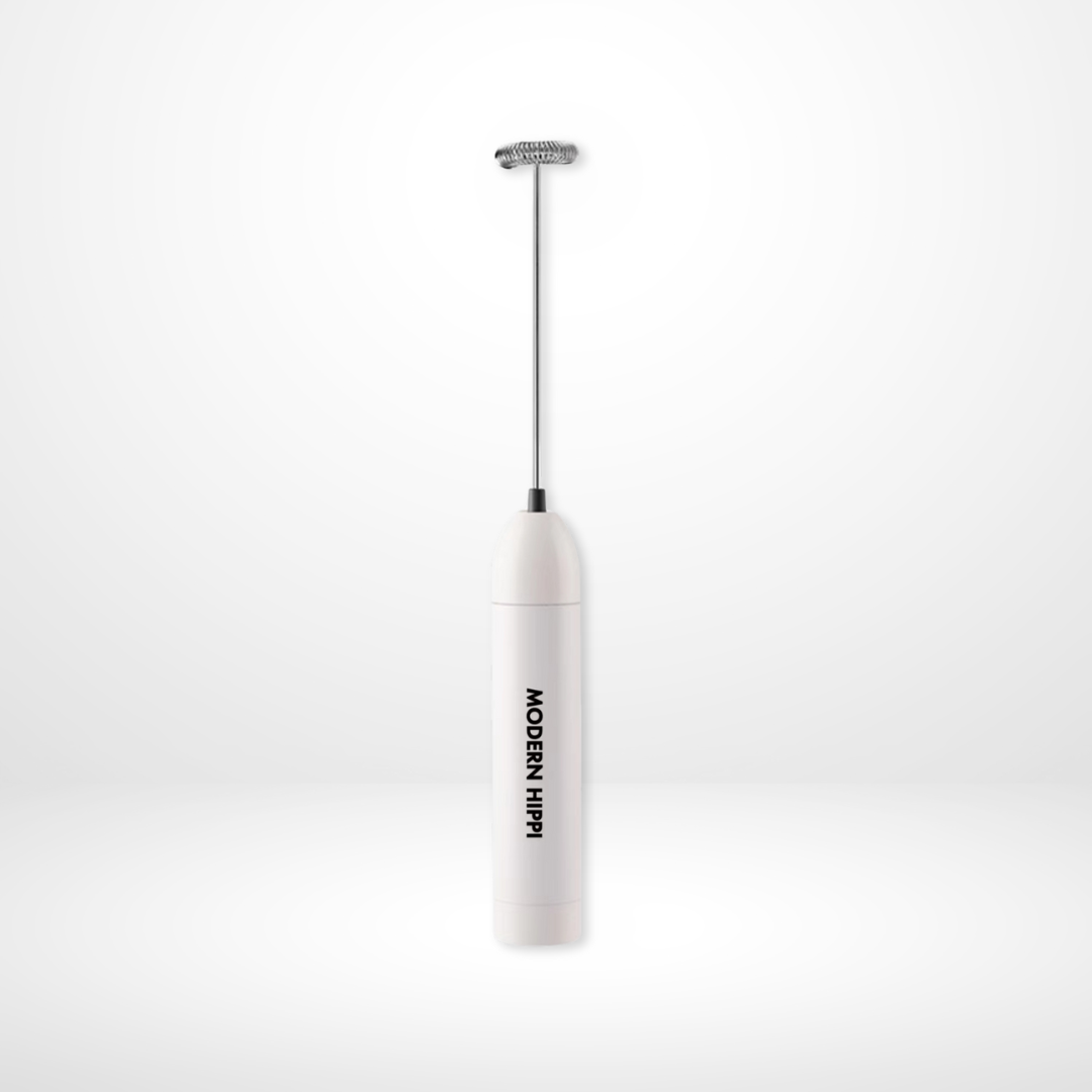 Modern Hippi Handheld Milk Frother - White - Modern Hippi