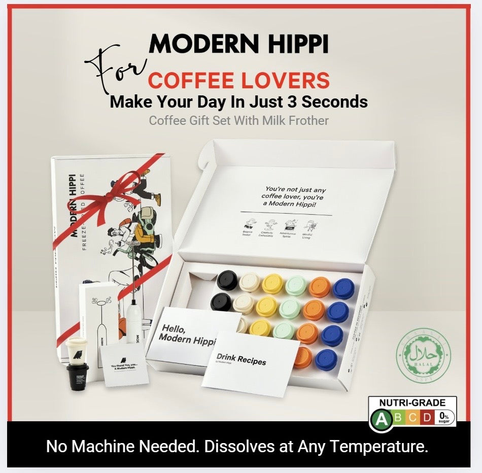 Hippi Coffee Gift Set x Milk Frother