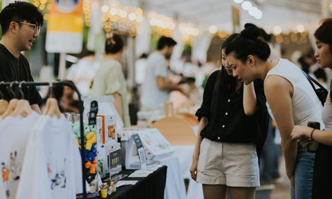 Our First Booth Experience at Community Green Market