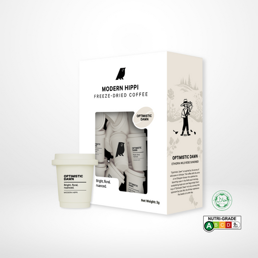 Optimistic Dawn Light Roast Coffee (24 Cups) - Modern Hippi