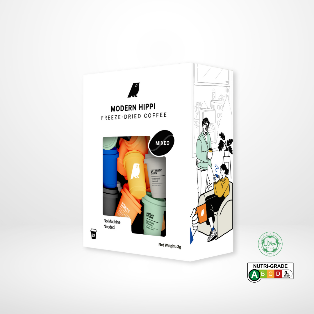 Hippi Coffee Mixed Variety Pack (24 Cups) - Modern Hippi