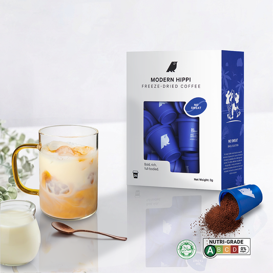 No Sweat Medium Roast (24 Pods) | Freeze-Dried Coffee | Premium Instant Coffee | Hot Or Cold | Specialty Arabica Beans