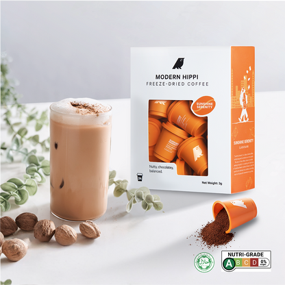 Sunshine Serenity Dark Roast (24 Pods) | Freeze-Dried Coffee | Premium Instant Coffee | Hot Or Cold | Specialty Arabica Beans