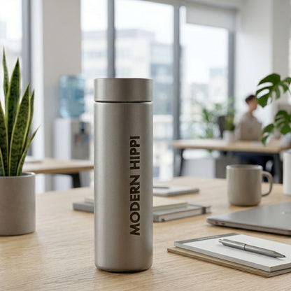 Modern Hippi Insulated Titanium Flask Grey, 480 ml