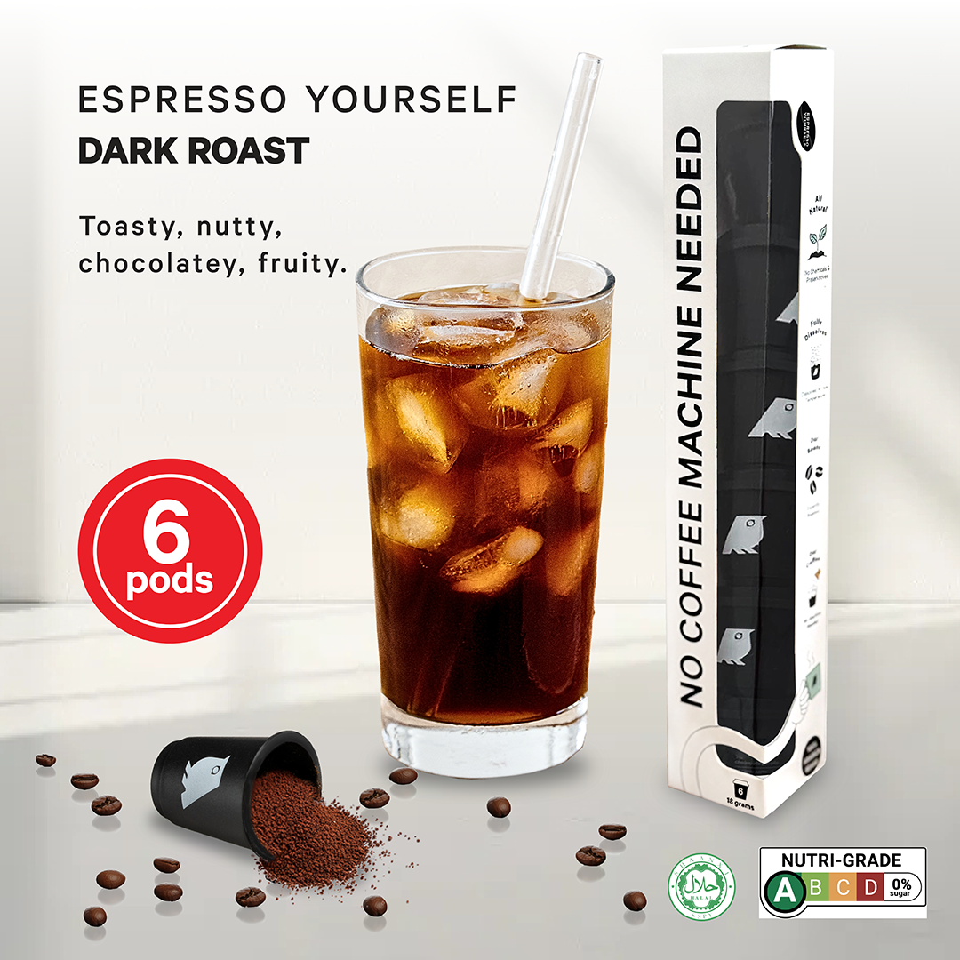 Espresso Yourself Starter Pack Dark Roast Coffee (6 Cups) - Free Shipping!