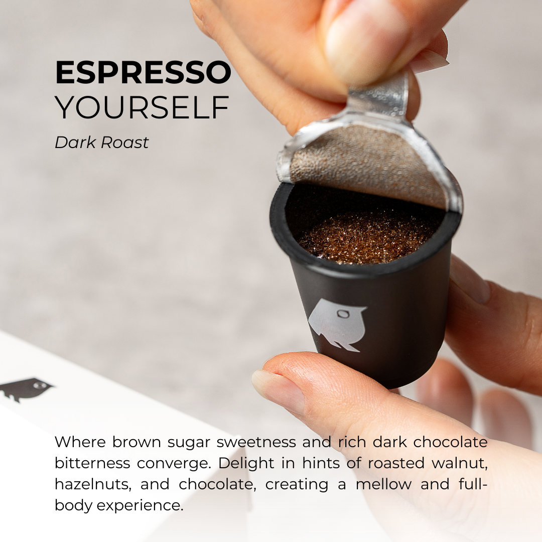 Espresso Yourself Starter Pack Dark Roast Coffee (6 Cups) - Free Shipping!