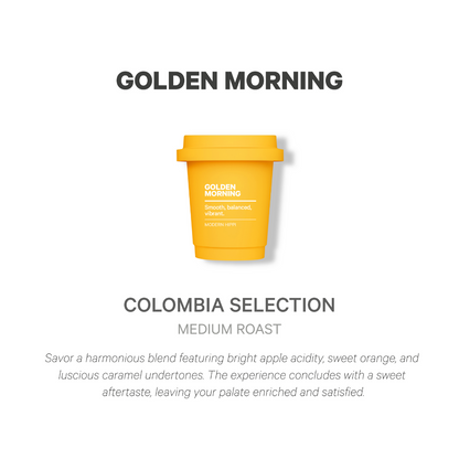 Golden Morning Medium Roast Coffee (3 Boxes) Subscription - Modern Hippi