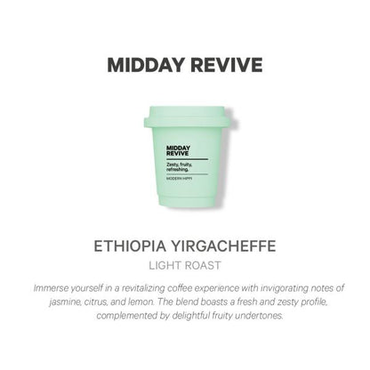 Midday Revive Light Roast Coffee (24 Cups) - Modern Hippi
