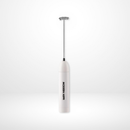 Modern Hippi Handheld Milk Frother - White - Modern Hippi