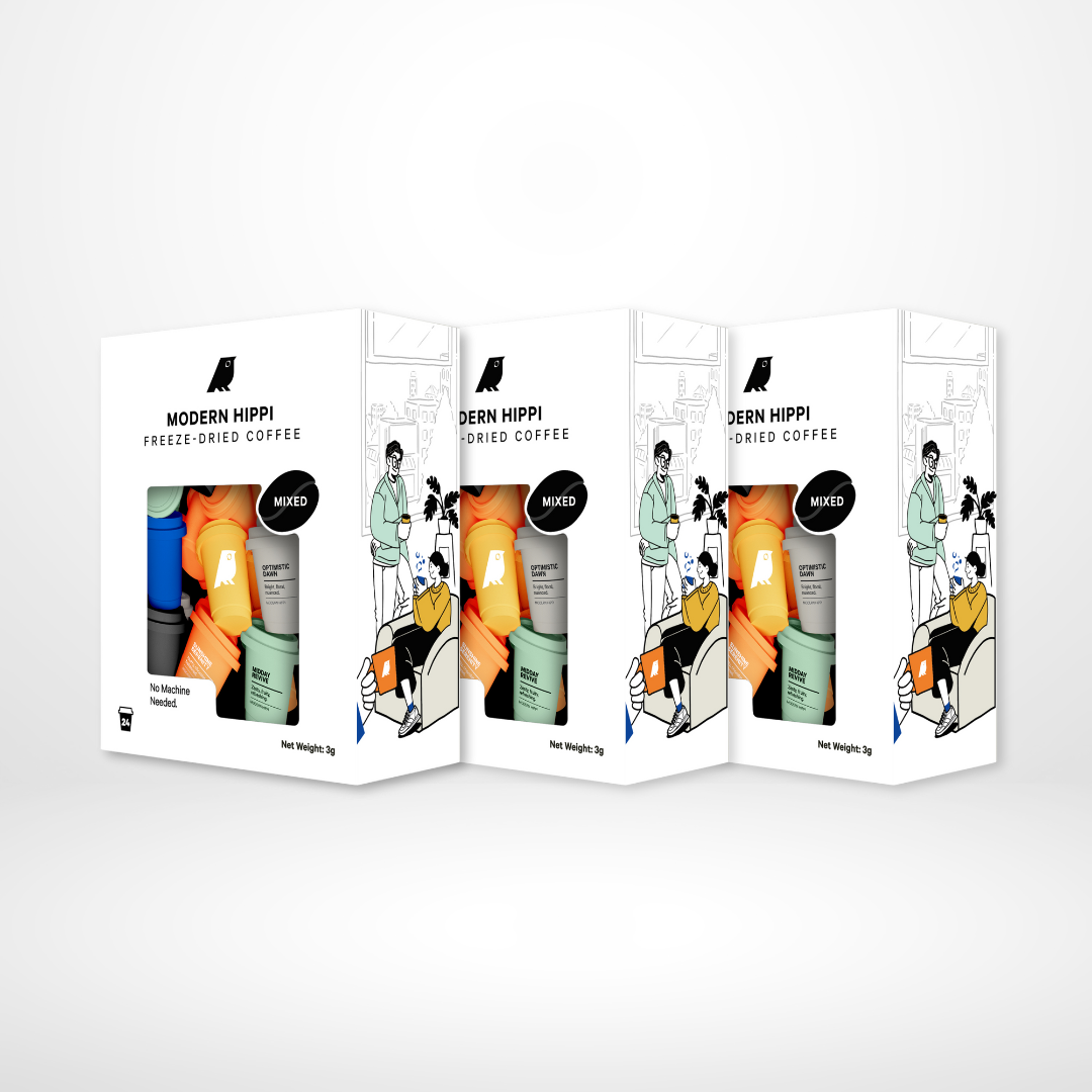 Hippi Coffee Mixed Variety Pack (3 Boxes) Subscription - Modern Hippi