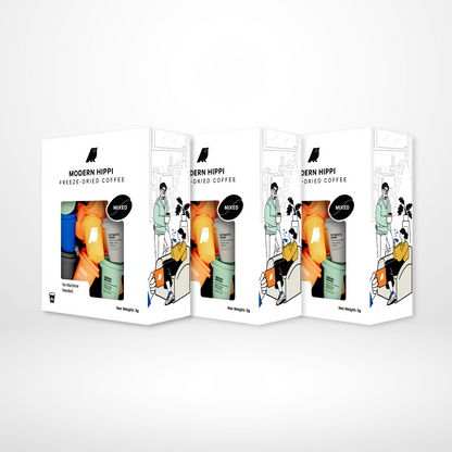 Hippi Coffee Mixed Variety Pack (3 Boxes) Subscription - Modern Hippi