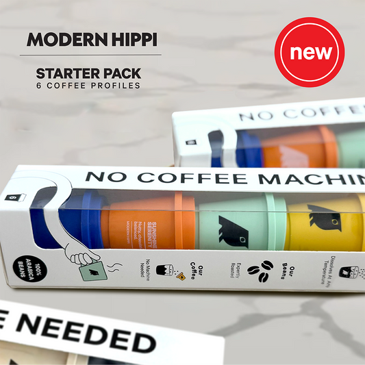 Hippi Coffee Starter Pack (6 cups) - Free Shipping