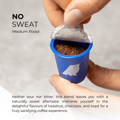 No Sweat Starter Pack Medium Roast Coffee (6 Cups) - Free Shipping!