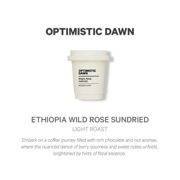 Optimistic Dawn Light Roast Coffee (24 Cups) - Modern Hippi