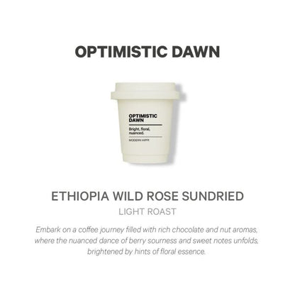Optimistic Dawn Light Roast Coffee (24 Cups) - Modern Hippi