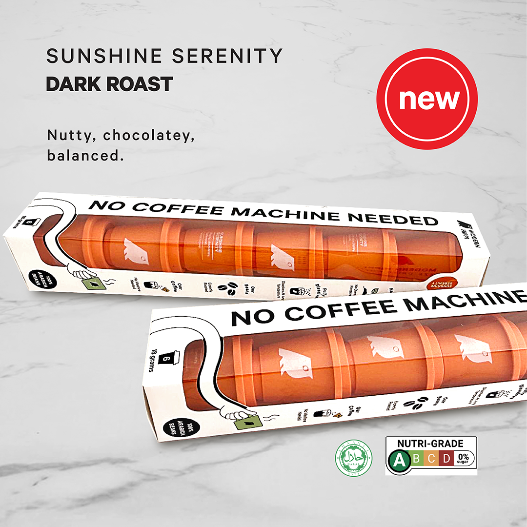 Sunshine Serenity Starter Pack Dark Roast Coffee (6 Cups) - Free Shipping!