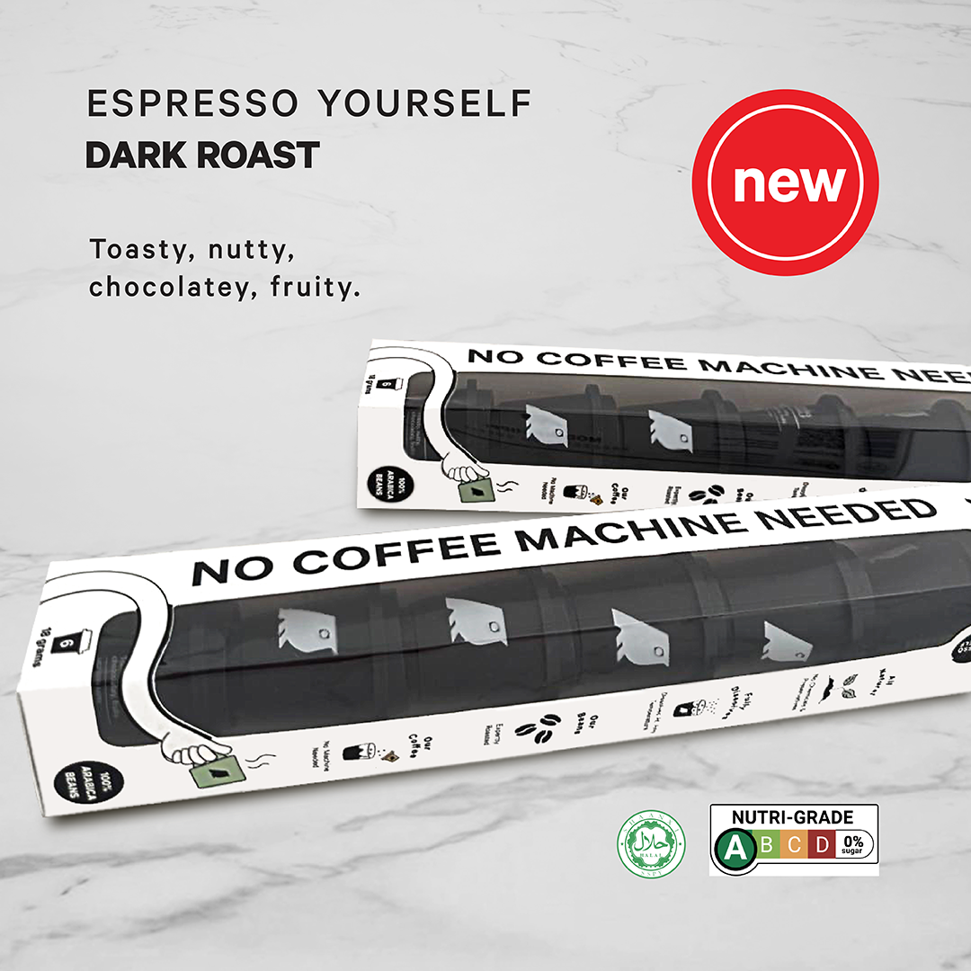 Espresso Yourself Starter Pack Dark Roast Coffee (6 Cups) - Free Shipping!