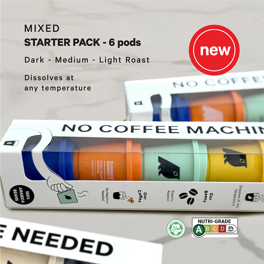Hippi Coffee Starter Pack (6 cups) - Free Shipping!